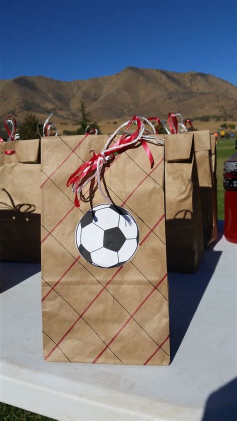 soccer treat bags