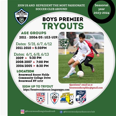 Soccer Tyrout Forms