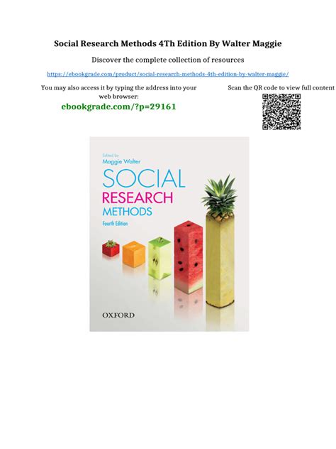 social research methods edition 4 bryman