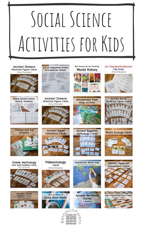 Social Science Activities For Kids Researchparent Com Social Science Activities - Social Science Activities