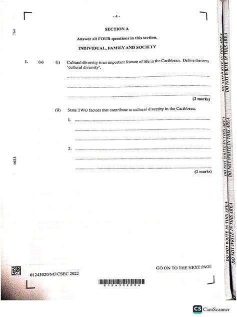 social studies cxc past papers
