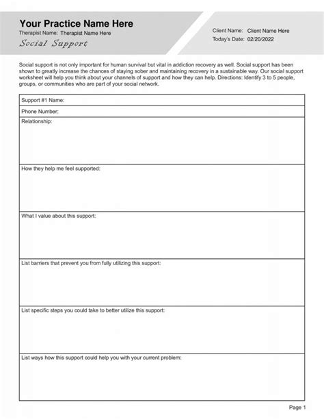 Social Support Worksheet   11 Social Skills Worksheets For Seamless Social Interactions - Social Support Worksheet