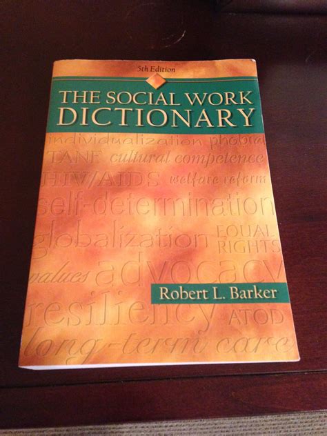 Social Work Dictionary 5th Edition