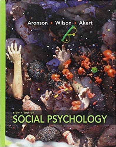 Read Online Social Psychology 8Th Edition Aronson Ebook 