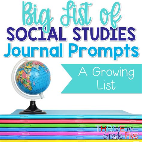 Download Social Studies Journal Writing Prompts 
