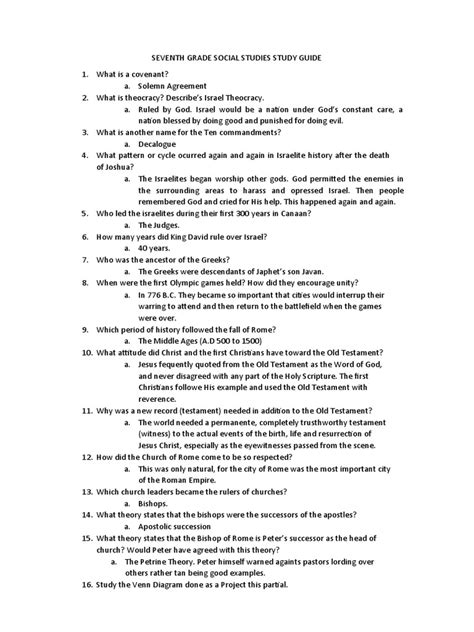 Full Download Social Studies Study Guide 7Th Grade Answers 