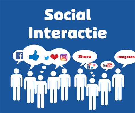 sociale media interactie