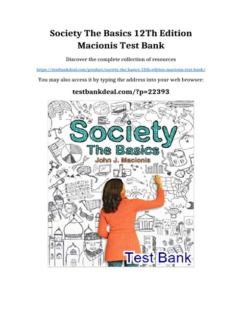 Society Basics Macionis 12th Edition Pdf