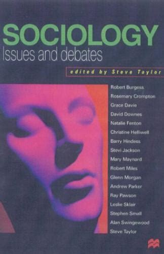sociology issues and debates