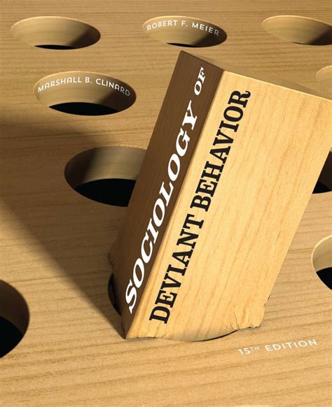 Sociology Of Deviant Behavior 15th Edition Cengage