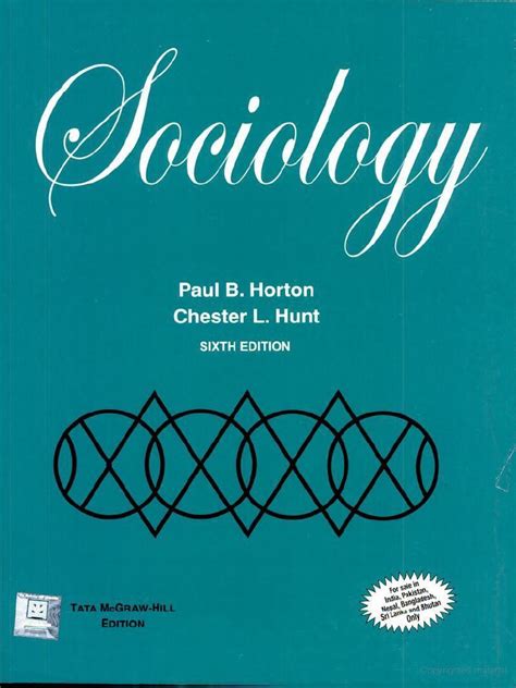 Read Sociology By Horton And Hunt 5 Edition 
