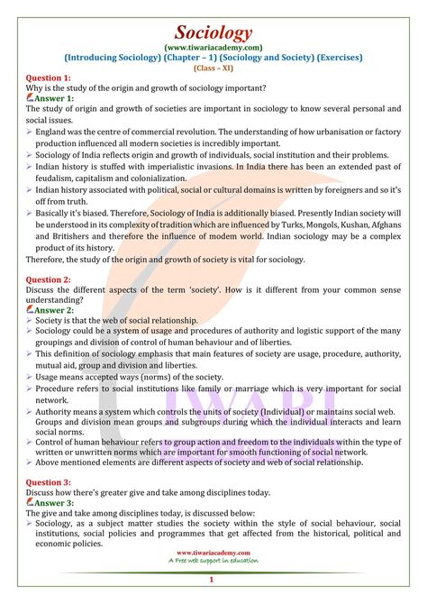 Full Download Sociology Chapter 1 Test 