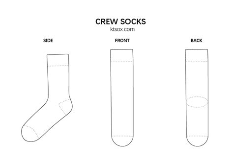 sock design template