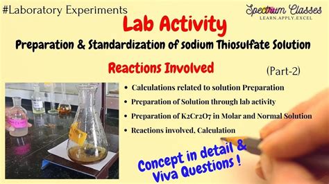Download Sodium Thiosulfate Solution Preparation 