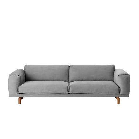 sofa 3 personer grå