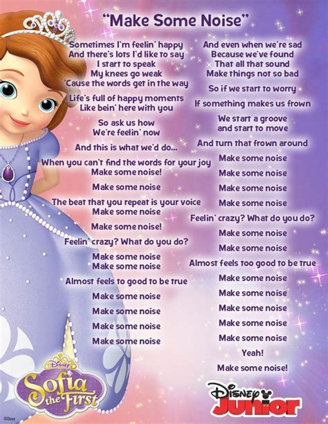 Sofia The First Lyrics