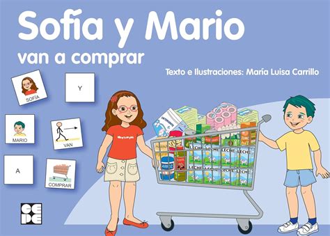 Sofia Y Mario Van A Comprar Pictogramas