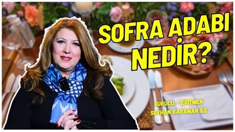 Sofra Adabı Kuralları