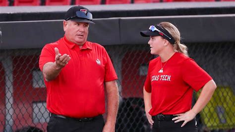 softball coach texas tech