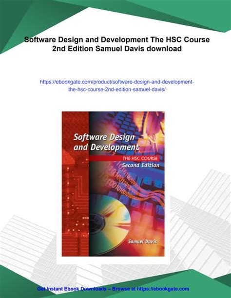 Software Design And Development Hsc Samuel Davis