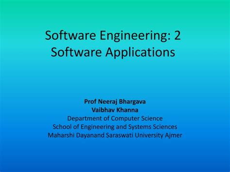 Software Engineering 2 Bcs