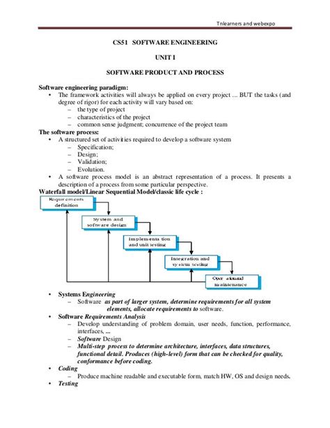 Software Engineering Lecture Notes Ppt Pressman