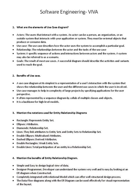 Software Engineering Viva Questions For Engineering