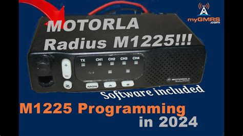 software for motorola radius m1225
