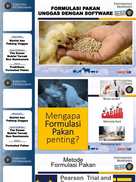 Software Formulasi Pakan