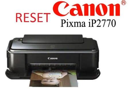 software resetter printer canon ip2700