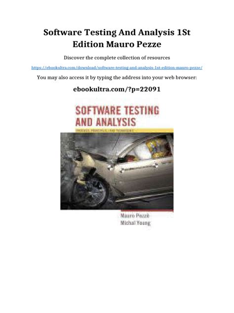 Software Testing And Analysis Mauro Pezze