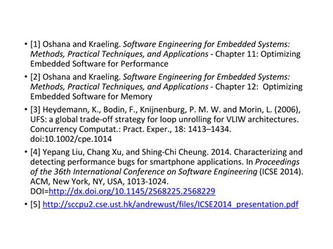 Read Software Engineering For Embedded Systems Chapter 11 Optimizing Embedded Software For Performance 