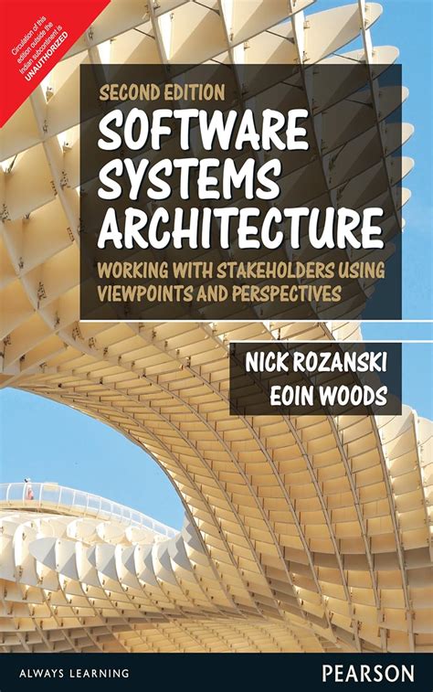 Download Software Systems Architecture Working With Stakeholders Using Viewpoints And Perspectives 2Nd Edition 