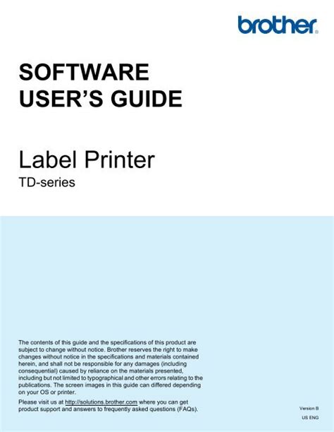 Download Software User S Guide Brother Industries 