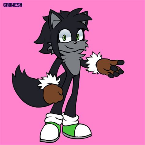 Sofurry Tristan Black Wolf