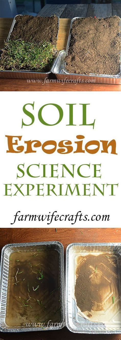 Soil Erosion Science Experiment The Farmwife Crafts Erosion Science Experiment - Erosion Science Experiment