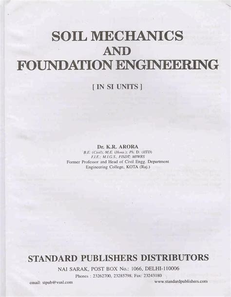 Soil Mechanics Text