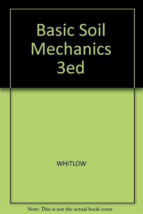soil mechanics whitlow
