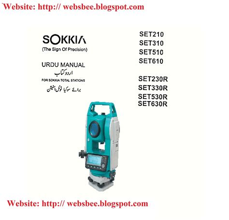Read Online Sokkia Set 610 Total Station Manual 