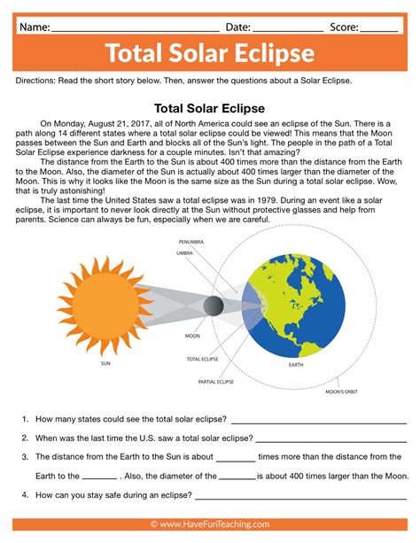 Solar And Lunar Eclipses Worksheet Education Com Lunar And Solar Eclipse Worksheet - Lunar And Solar Eclipse Worksheet