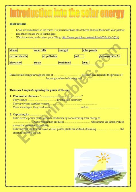 Solar Energy Research Worksheet Ac9s6u03 Teacher Made Twinkl Solar Energy Worksheet - Solar Energy Worksheet