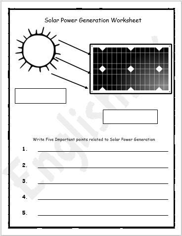 Solar Power Worksheet   Working Out Your Power Needs For An Off - Solar Power Worksheet
