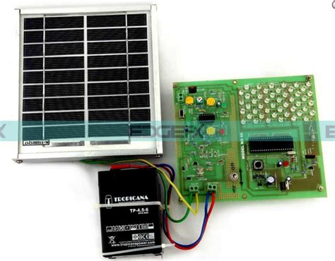 Solar Powered Auto Intensity Control Of Street Lights