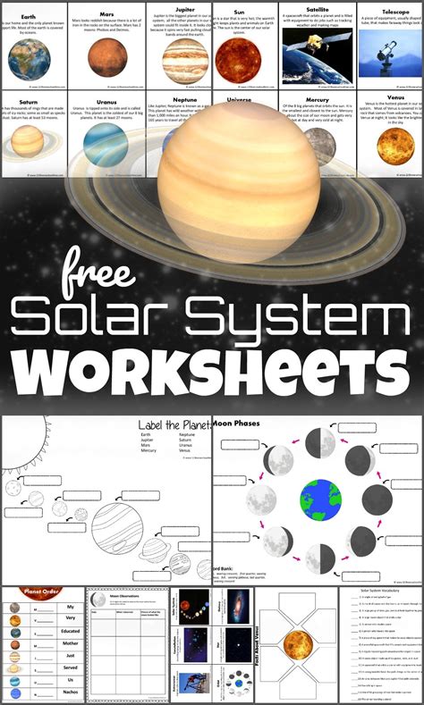 Solar System Printable Worksheets 123 Homeschool 4 Me Planet Worksheet For Kindergarten - Planet Worksheet For Kindergarten