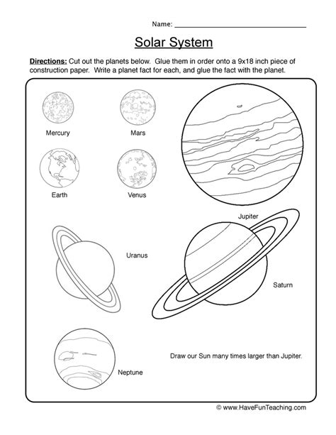 Solar System Worksheets Have Fun Teaching Solar System Math Worksheets - Solar System Math Worksheets