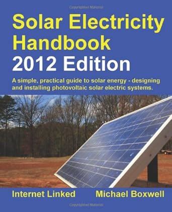 Read Solar Electricity Handbook 2012 Edition 