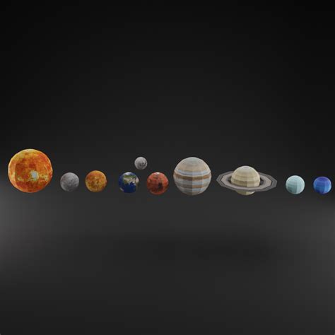 Download Solar System 3D Paper Models 