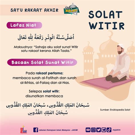 solat witir | Norniey Mat Isa Facebook