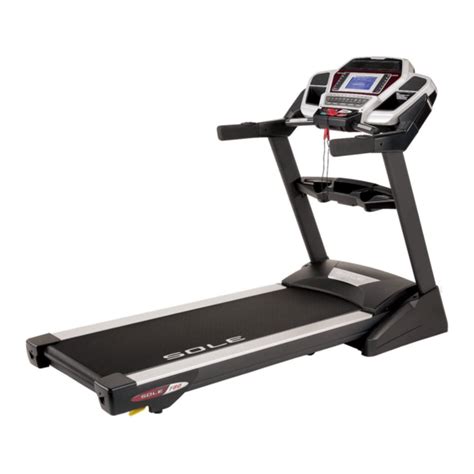 Sole F80 Treadmill Manual