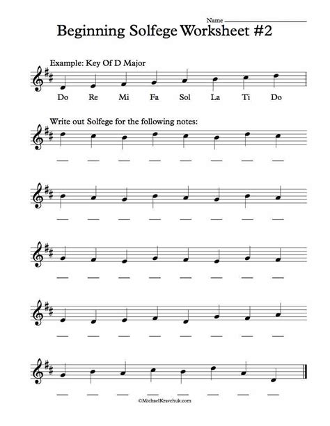 Solfege Vocal Exercises